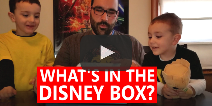 Disney Subscription Box Unboxing Feb 2016 - Eddie